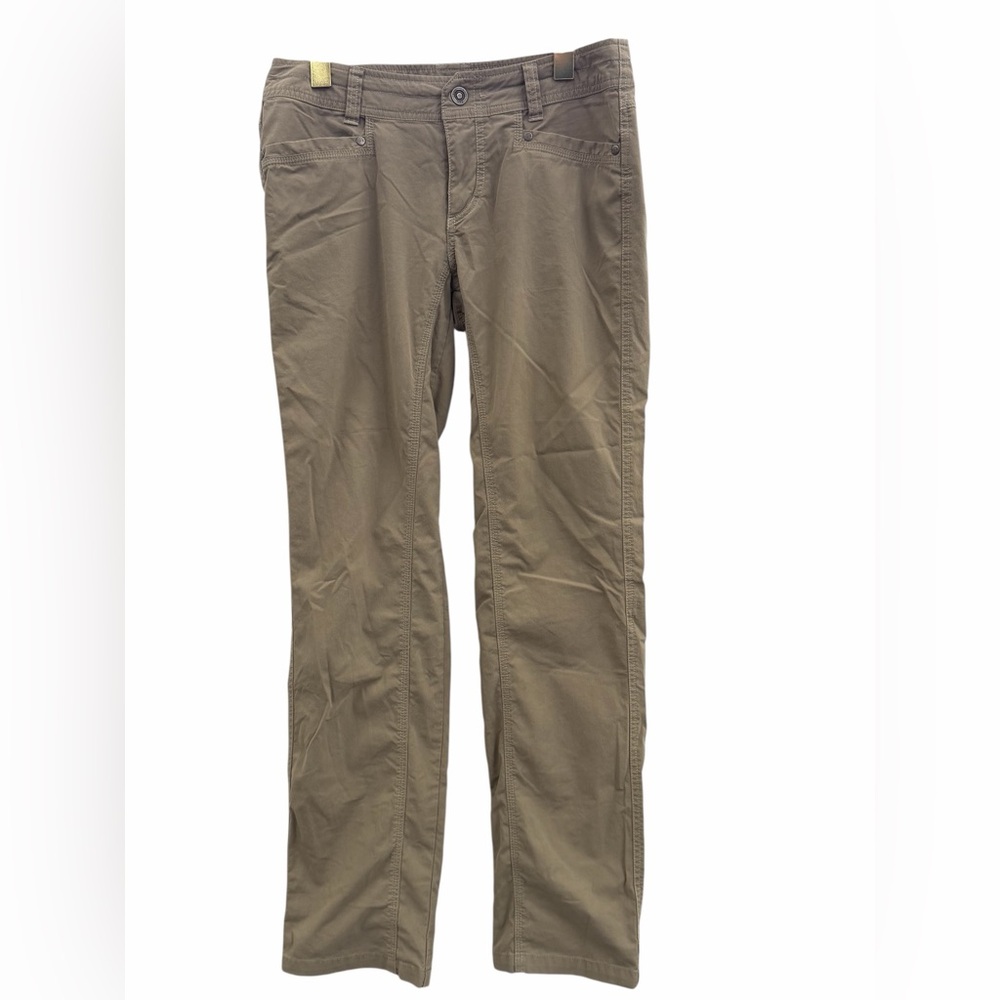 KÜHL Inspiratr Hiking Pants Women 6 Tan Outdoor Travel Stretch Lightweight Trail